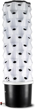 Large Capacity Hydrophonic Planter Grower Vertical Hydroponic System with LED Grow Light Food Grade ABS Material for Fruits Vegetables(10 Layers)