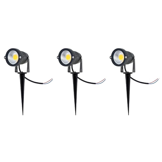 3X IP65 Outdoor Landscape LED Lawn Light Garden Spotlight 5W 12V AC DC/18