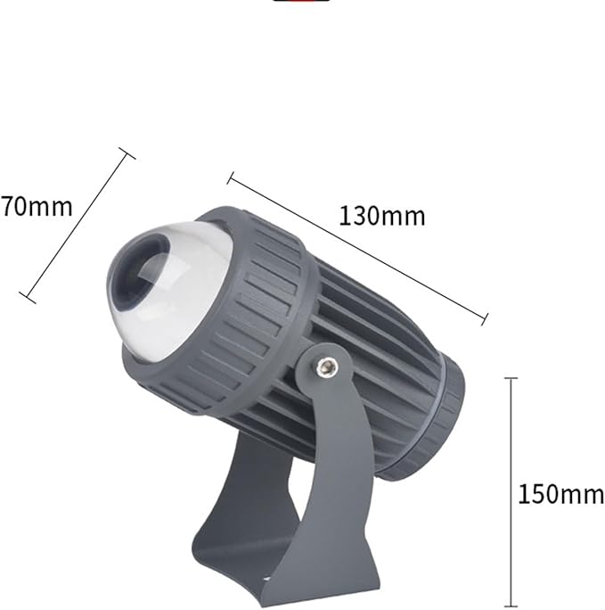 10W Led Spot Lights Wall Washer - Spotlight RGB Narrow Beam Spotlight Outdoor Wall Lamp Landscape Lighting IP67Outdoor Waterproof Long-Range Spotlight For Garden Courtyard Lighting(Rgb10W(ac12V))
