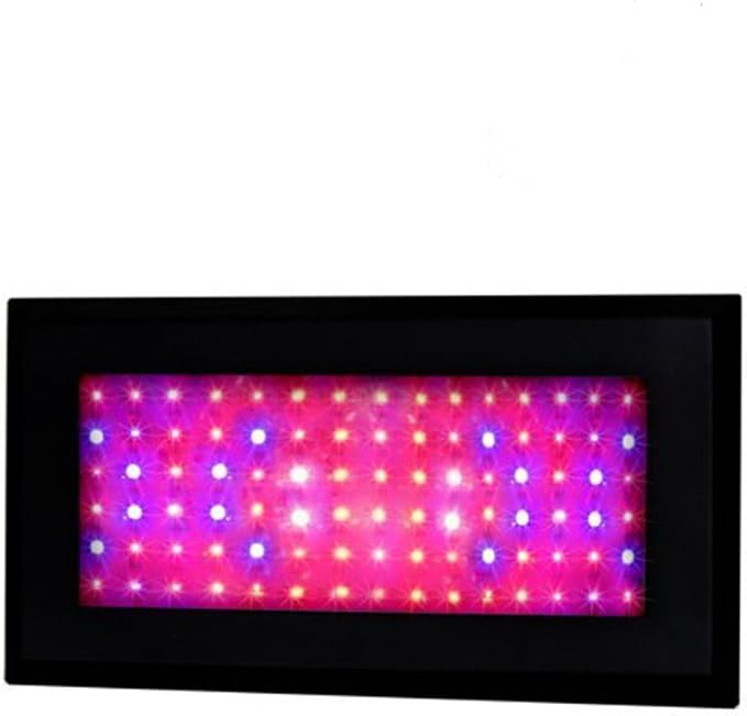 HQRP 14W 225 LED Blue + Red Plant Grow Light Panel for Growing Medical Herbs + Hanging Kit + Coaster
