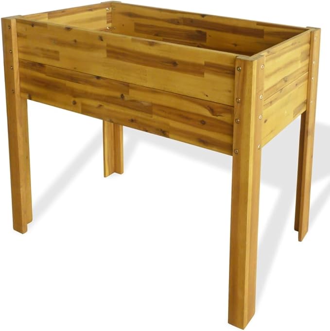 Raised Garden Raised Bed Solid Acacia Wood