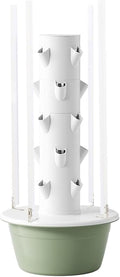 Hydroponics Tower Vertical Growing System Kit Hydroponics Tower with LED Grow Light Indoor Soilless Vegetable Planting Hydroponic System5thfloor