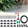 Automatic Drip Irrigation Kit 20-50m Smart Timer &amp 360° Mist Nozzles Efficient Garden Watering System for Plants and Lawn Care 20m/65.6ft with Timer Included