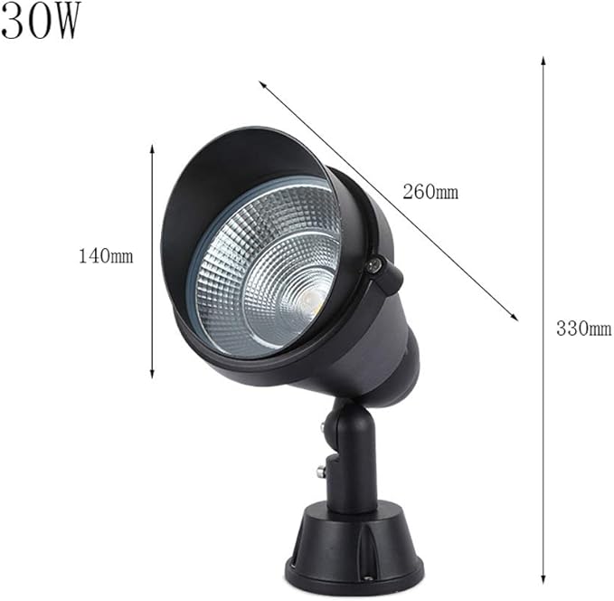 Recessed 5W/10W/20W/30W LED COB LED Landscape Projector Lights Ip65 Waterproof Landscape Lamp Spotlight Integrated (Color : Green Light Size : 30W)