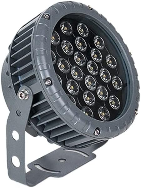 24W Bright Outdoor Tree Light Spotlight LED IP67 Waterproof Aluminum Flood Light Household Courtyard Garden Grass Projection Lamp Building Wall Park Landscape Limelight Fittings
