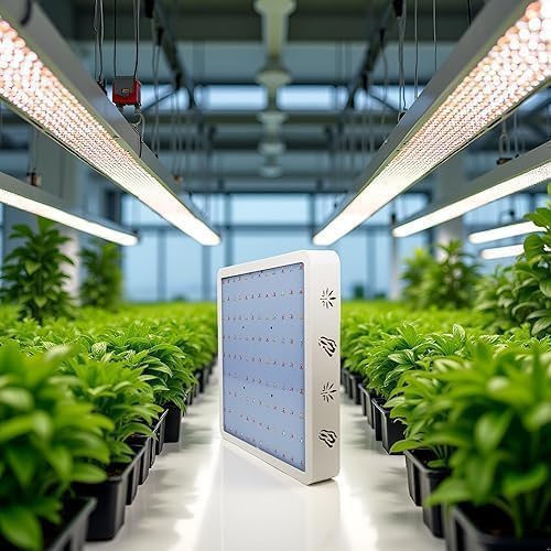 2025 1000W(HPS) Full Spectrum LED Plant Grow Light for Indoor Plants Vegetables Flowers - Energy Saving with Timer &amp Dimmable Function