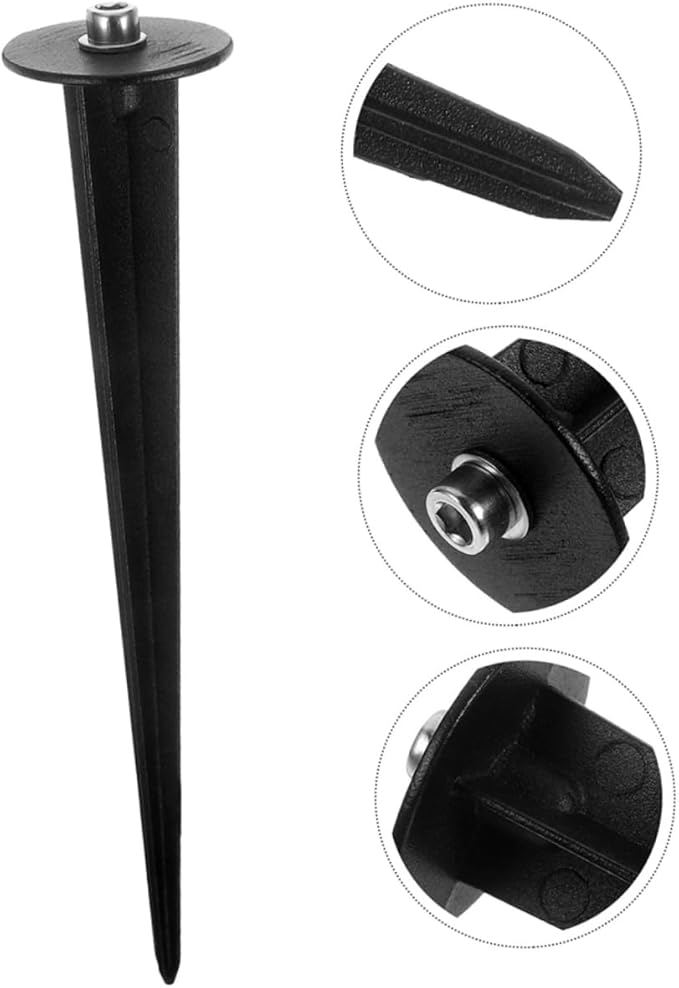 balacoo 50pcs Ground Stakes for Solar Garden Lights Outdoor Light Spikes Easy to Install Lightweight for Lawn Landscape Lighting