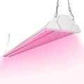 FREELICHT 1 Pack 4ft LED Grow Light 60W (350W Equivalent) Red Blue (660nm+460nm) Full Spectrum Grow Lights for Indoor Plants Hanging Plug in Grow Lamp for Hydroponic Greenhouse Plants Seedling Veg