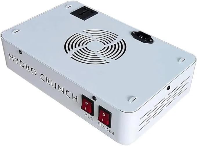 Hydro Crunch Dual Switch LED Grow Lights with High Yield Diodes Full Spectrum LED Grow Lights for Indoor Plants Greenhouse Veg Bloom Light Hydroponic Grow Lamp (300 W) Four Lights are Included