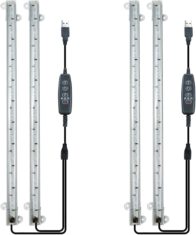 Grow Light Strip Full Spectrum Indoor Grow Light with Timer and Dimming