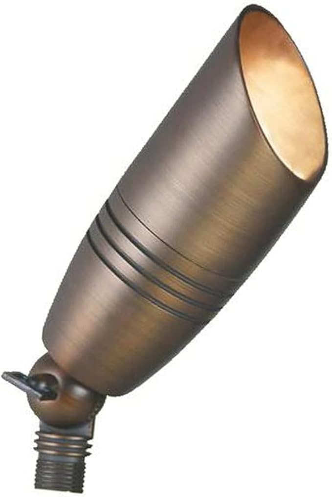 Liberty LBE-17 Solid Brass Low Voltage Spot Light - LED Compatible Landscape Light Fixture Antique Bronze Finish