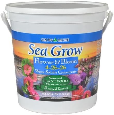 Grow More 6061 Sea Grow Flower and Bloom Fertilizer 1.5-Pound 6061 6061