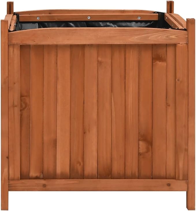 SKM Raised Beds 2 pcs 19.7x19.7x19.7 Firwood