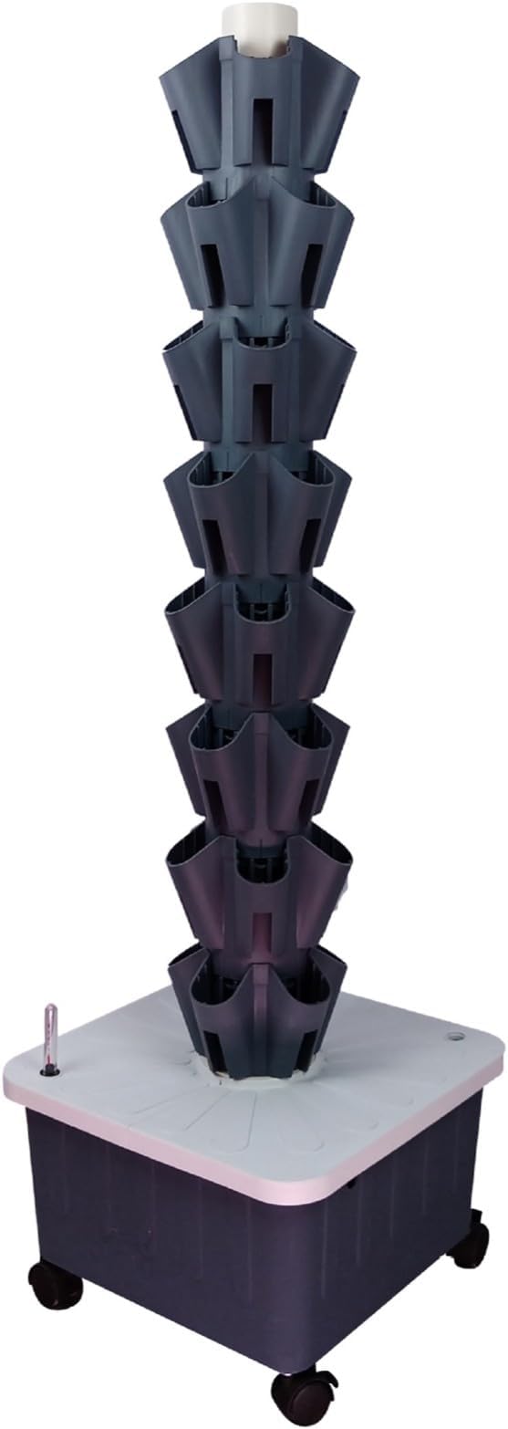 Hydroponics Growing SystemHydroponics Growing Tower Indoor Herb Garden Kit Complete Herb Growing Set GYL24824(Color:A1Size:8 Layer)