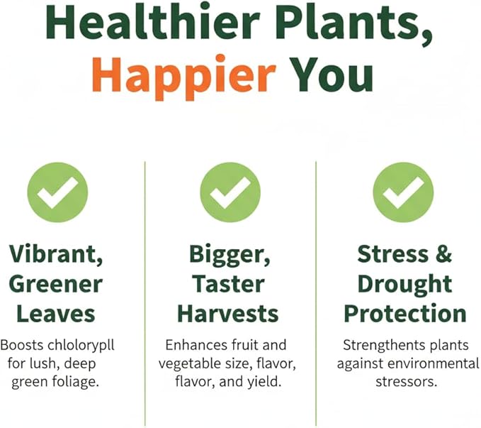 Liquid Love - All Purpose Liquid Fertilizer by GS Plant Foods (32 oz) - Natural Fertilizer for Vegetables Herb Gardens House Plants Fruit Trees Lawns &amp Shrubs