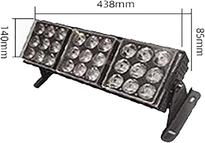 Ground Landscape Lights - Spotlight Beam Light AC85-265VAdjustable Angle Floor Lamp Outdoor IP67 Waterproof Long-Range Spotlight Garden Courtyard Underground Light(Red Light90W)