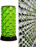 Aeroponic Garden Tower - Hydroponic Growing System for Vegetables Herbs and Strawberries - 48 Holes for Indoor and Outdoor Use
