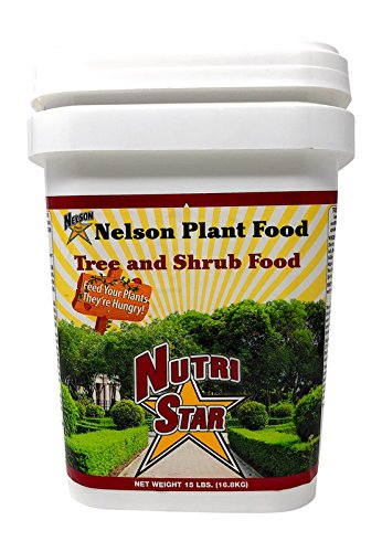 Nelson - Trees Shrubs &amp Evergreens Plant Food for In-Ground Containers &amp Patios Granular Fertilizer NutriStar 21-6-8 (15 lb.)