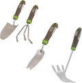 Gardening Ergonomic Gel Hand Tool Bundle: Trowel Hand Cultivator Weeder Hoe