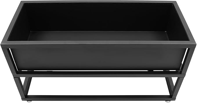 DYNAMI Carbon Steel Raised Garden Bed with Legs28.7L*12.2W*14H in Metal Standing Planter Elevated Planter Box Outdoorfor Backyard Patio BalconyGarden