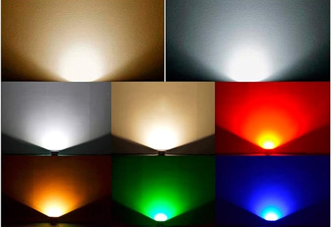 Recessed 9W/18W LED Colorful Underground Light IP65 Waterproof Buried Spotlights for Landscape Garden Road Courtyard Embedded Tree Projection Lamp Integrated (Size : 18W)
