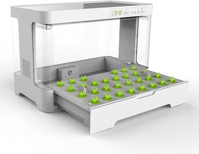 30 Pods Indoor Herb Garden Kit Hydroponics Growing with 20W LED Grow Light Automatic Timer Germination Kits 4L Water Tank