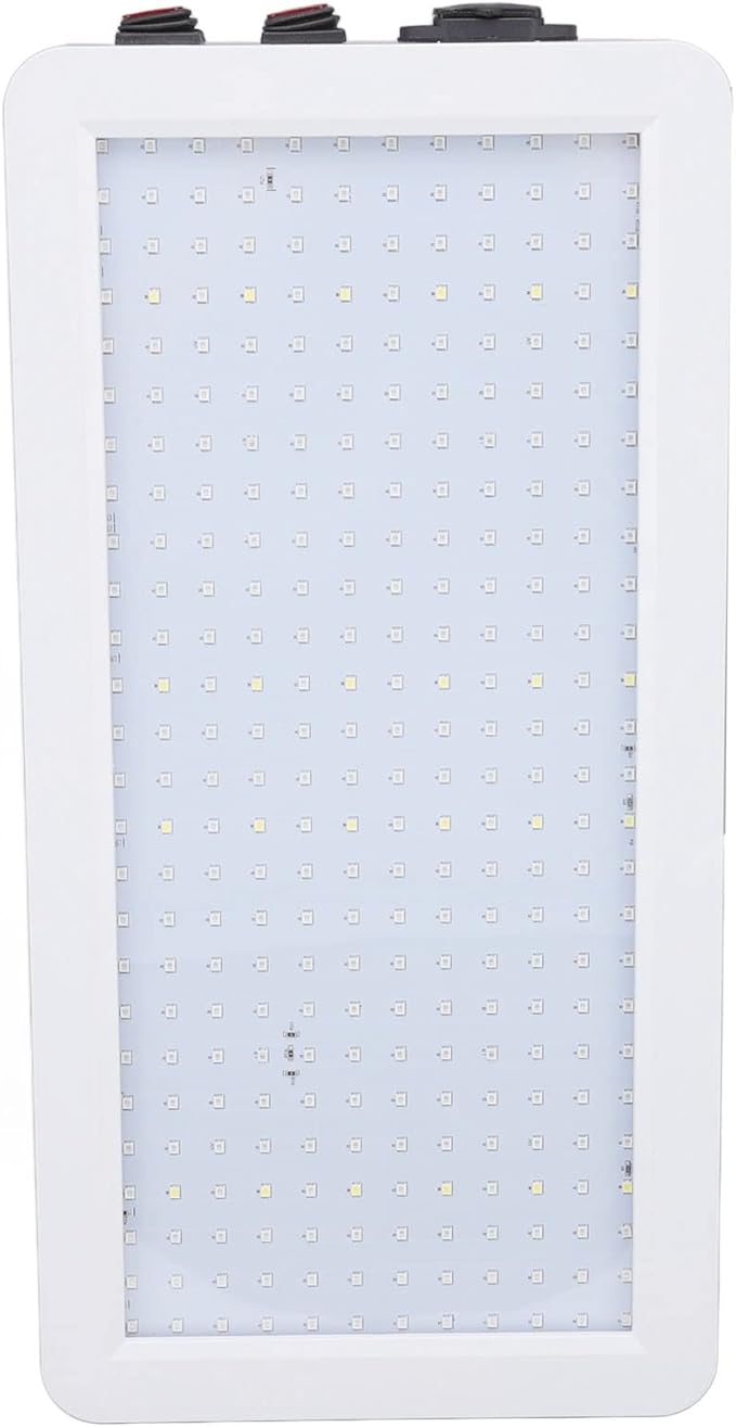 Plant Grow Light 2000W Full Spectrum LED Grow Light 3000lm Double Switch Plant Grow Light for Indoor Plants Veg and Flower Grow Light (US Plug)