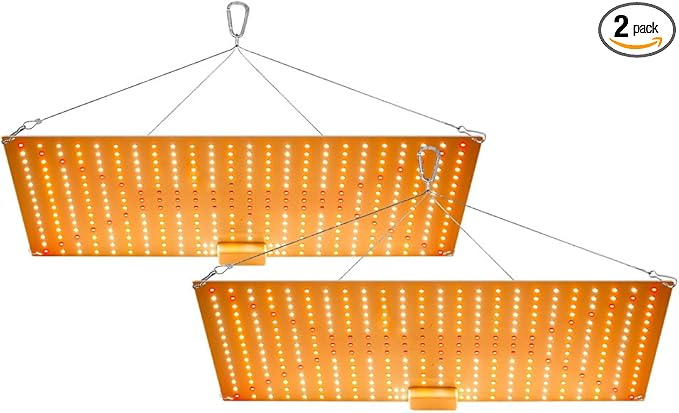 2PCS 1500W Plant Light LED Grow Lamp with Full Spectrum Diodes Dimmable Lights Sunlike for Seedling Veg&ampBloom 360Leds Plant Grow Lamps UV/IR Succulent Cultivate Lamps Fill Lighting US Plug with Ho