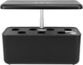 SIXRUN Hydroponics Growing System 3 Modes LED Hydrophonic Planter for Indoor Garden US Plug 100V‑240V LED Hydroponics Growing System Kit (Black)