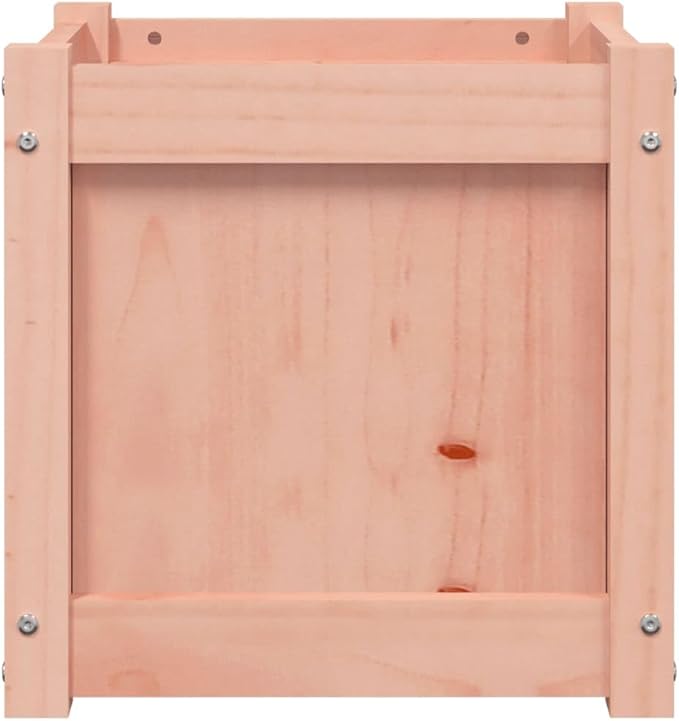 Wooden Garden Planter Box Outdoor Flower Box Wood Flower Boxes for Outdoor Plants Raised Garden Bed Planter Box 15.7x15.7x15.7 Solid Wood Douglas-235
