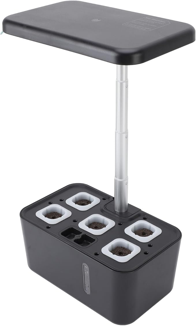 Hydroponics Growing System Automatic Water Light Control LED Hydroponics Planter Indoor Space Saving Kit