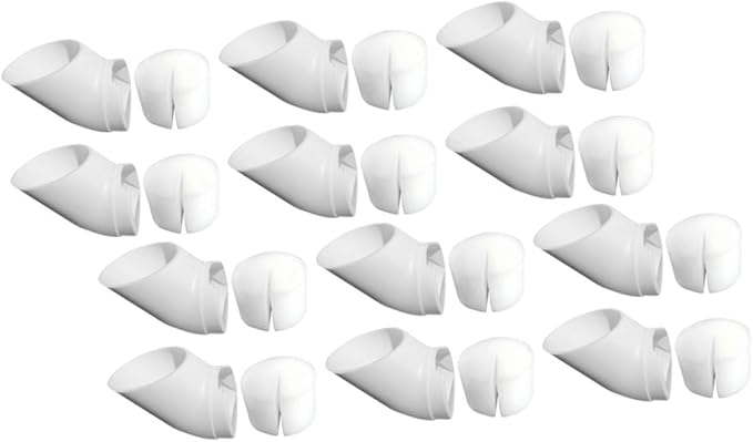 1 Set Hydroponic Equipment Hydroponic Garden Tower Terrarium Hydroponic System Vertical Hydroponic Tower Water Hydroponic Tower Parts Cups Vertical Hydroponic Planter Plastic White/1243