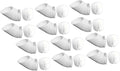 1 Set Hydroponic Equipment Hydroponic Garden Tower Terrarium Hydroponic System Vertical Hydroponic Tower Water Hydroponic Tower Parts Cups Vertical Hydroponic Planter Plastic White/1243
