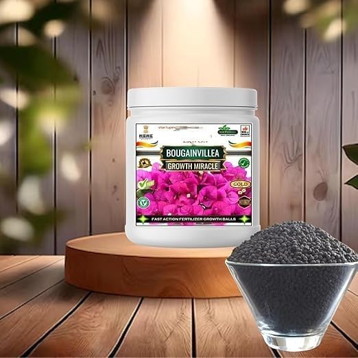 Bougainvillea Growth Miracle Fast Action Organic Granules for Rapid Growth and Heavy Flowering. (200 gm)