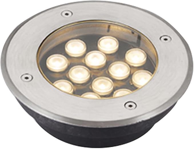 Outdoor Well Lights Buried Spotlight Anti-Rust Aluminum IP65 Waterproof Embedded Spotlight for Step Deck Garden Landscape Lighting