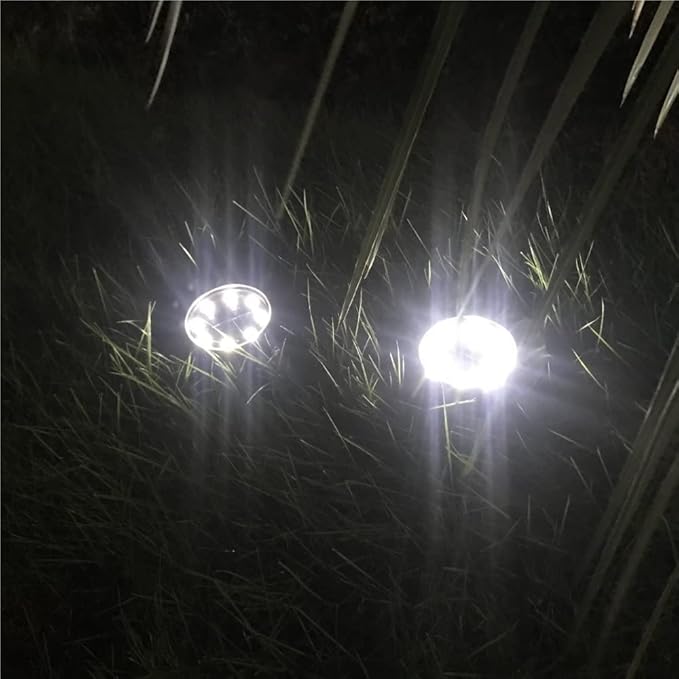 Outdoor Solar LED Spotlight - Waterproof Aluminum Landscape Lighting for Yard Walkway Driveway Porch &amp Patio - Energy-Efficient In-Ground Well Light for Garden &amp Outdoor Décor