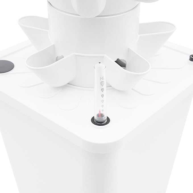 25-Plants Vertical Hydroponics Tower System Growing System Vertical Garden Planter with Pump &amp Water Tank Hydroponic Mechanism for Home Kitchen Balcony - White