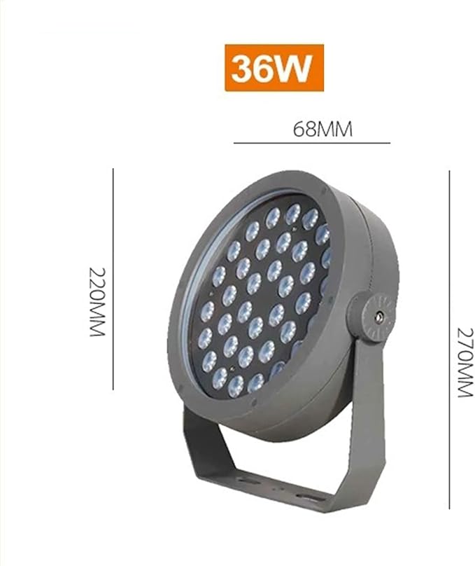 LED Round Spotlight - Low Spotlight LED Spot Outdoor Flood Light Waterproof IP65 Tree Lamps for Garden Lawn Terrace Villas Path Park Landscape LightingGreen-36W-