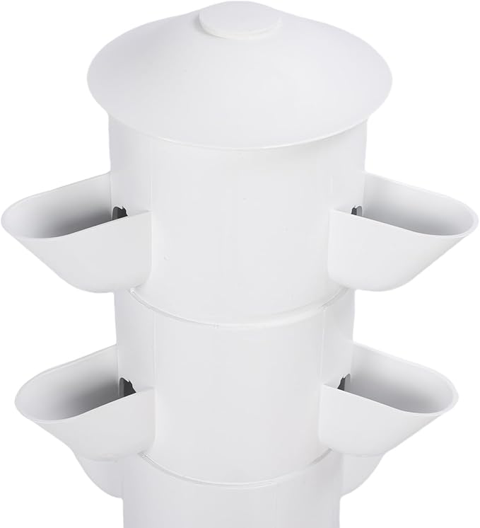 Zunate Vertical Hydroponic Growing System | 18 Plant with 10L Water Tank | Space Saving Indoor Vegetable Planter for Home Balcony | Soilless Plant Cultivation Kit (US Plug)
