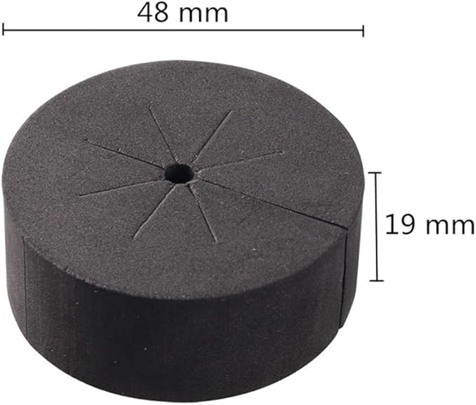 10pcs 4.8cm Black Hydroponic Planting Cotton for Hydroponics System Garden Root Planting Supplies
