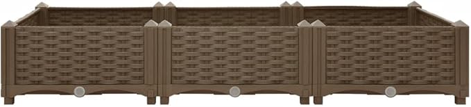 SKM Raised Bed 120x40x23 cm Polypropylene (Weight-11KG)