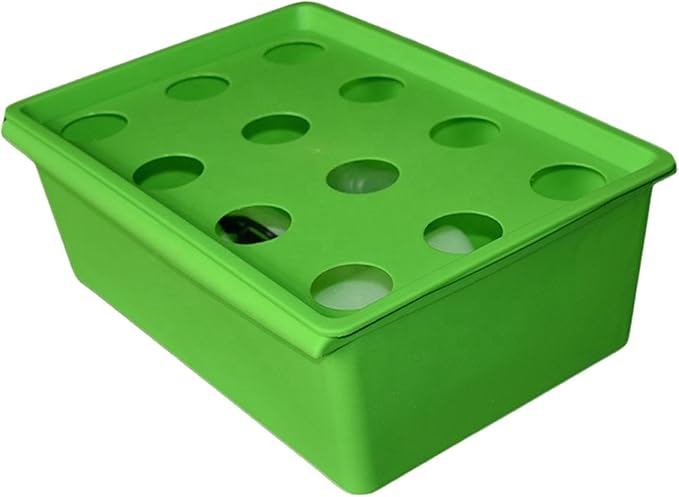 Hydroponic System Growing Box Hydroponic System Planting Container 12 Holes Hydroponics Grower Box for Home Indoor