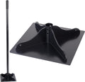 Acostop Heavy-Duty Steel Tamper 10x10 Inch Laborsaving Ergonomic Hand Soil Tamper Garden Landscaping Tool for Ground &amp Gravel Leveling Dirt Compactor 48 Inches Total