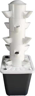 Hydroponics Tower Growing System Vertical Garden Planter 15 Pods Outdoor Indoor Vegetable Herbs Fruits Planting Equipment Beginner Kit