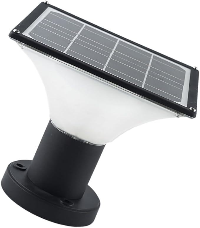 1pc Solar Fence Lamp Led Landscape Light Pillar Lamp Outdoor Garden Light Easy Install