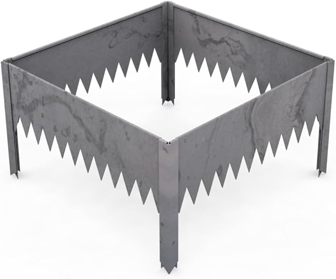 Edge Right - Raised Garden Bed Kit - COR-Ten Steel (8 COR-Ten Steel 2 FT x 2 FT)