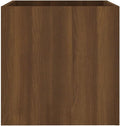Planter BoxBalcony Planter BedsModern DesignGarden DecorationBackyard Raised BedsHerb PlantersHerb Plantersfor PatioCourtyardBalconyTerraceBrown Oak 15.7x15.7x15.7 Engineered Wood