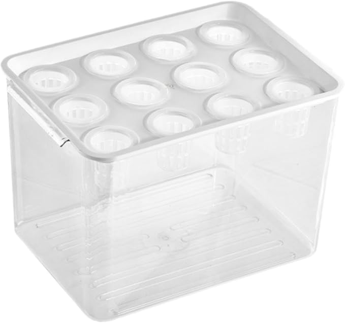 Hydroponic System Growing Kit Microgreens Growing Kit Garden Cabinet Box Easy to Use Indoor Hydroponics Tool for Vegetables White Lid
