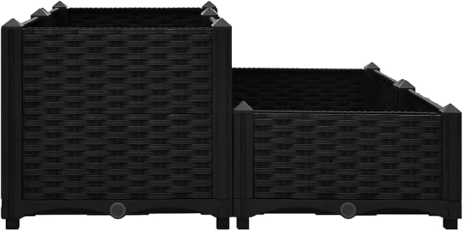 SKM Raised Bed 80x80x38 cm Polypropylene (Weight-14KG)-6538