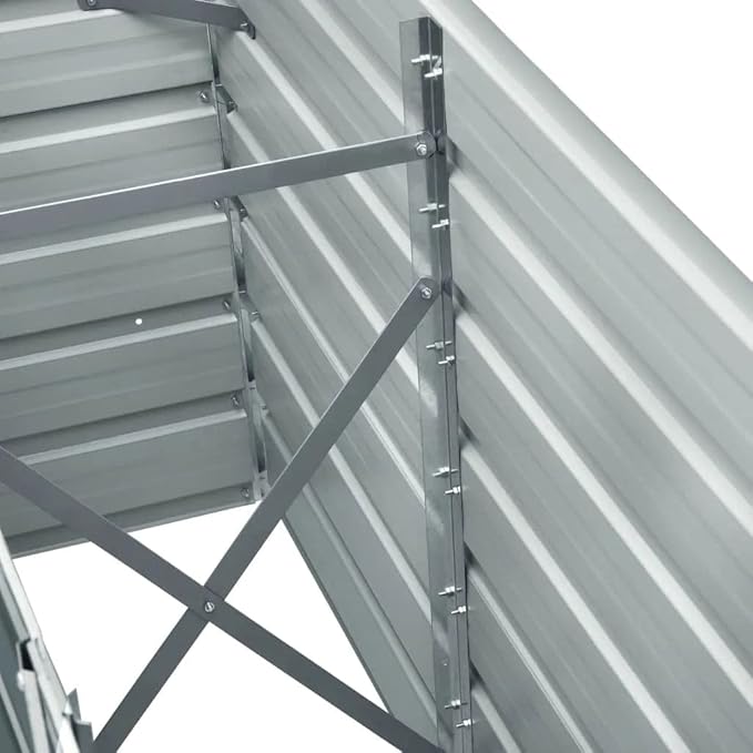 Garden Raised PlanterGarden BedGalvanized Raised Garden BedPlanter Raised bedsGalvanized PlanterFlower BedBed Galvanized Steel 94.5x15.7x30.3 Anthracite